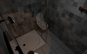 bathroom small 3D model