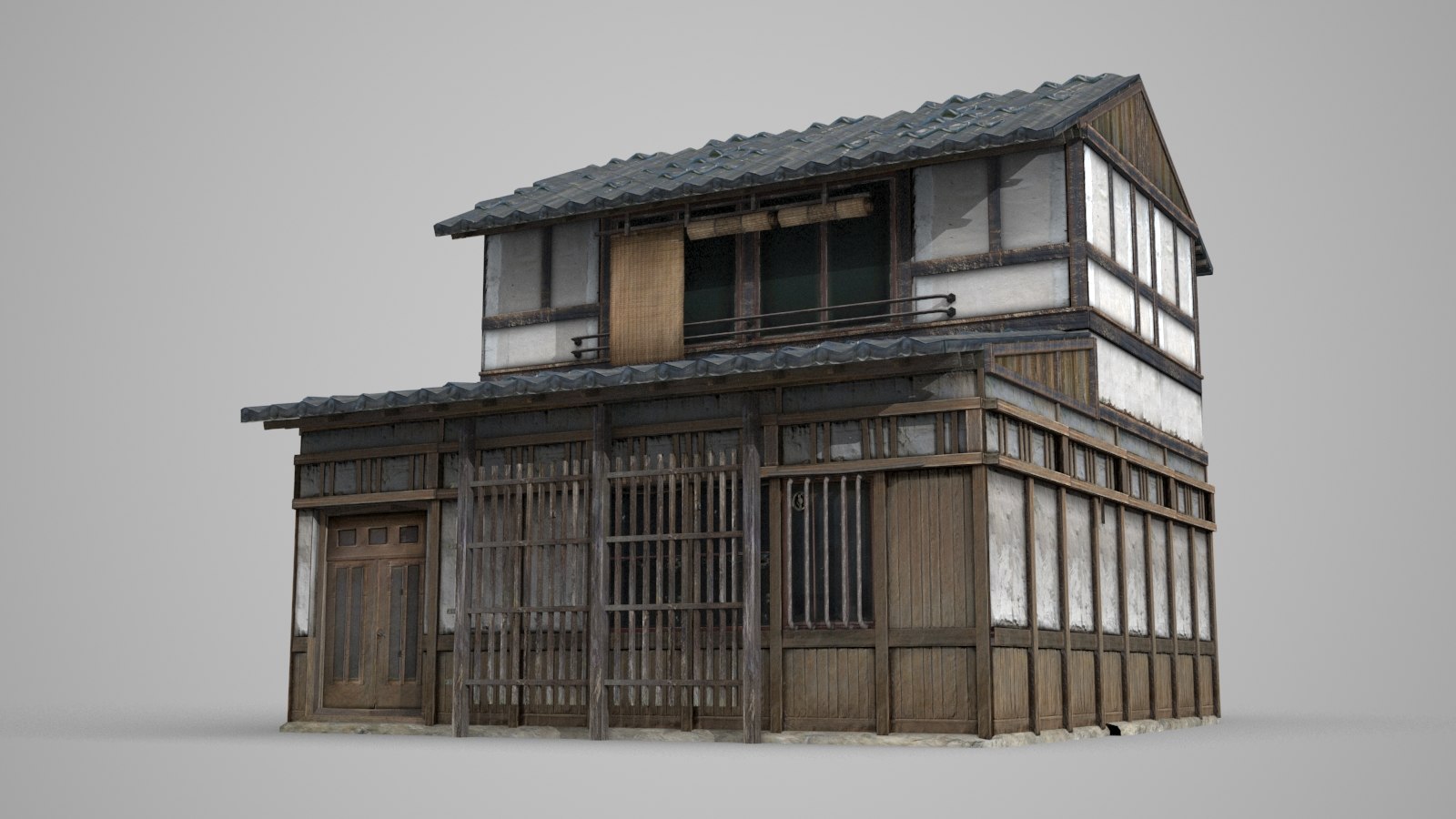 3D ancient japanese houses model TurboSquid 1628194