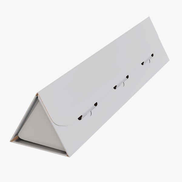 modelo 3d Caja de cartón de tubo triangular - TurboSquid 1628337