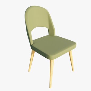 chair modeled 3D model