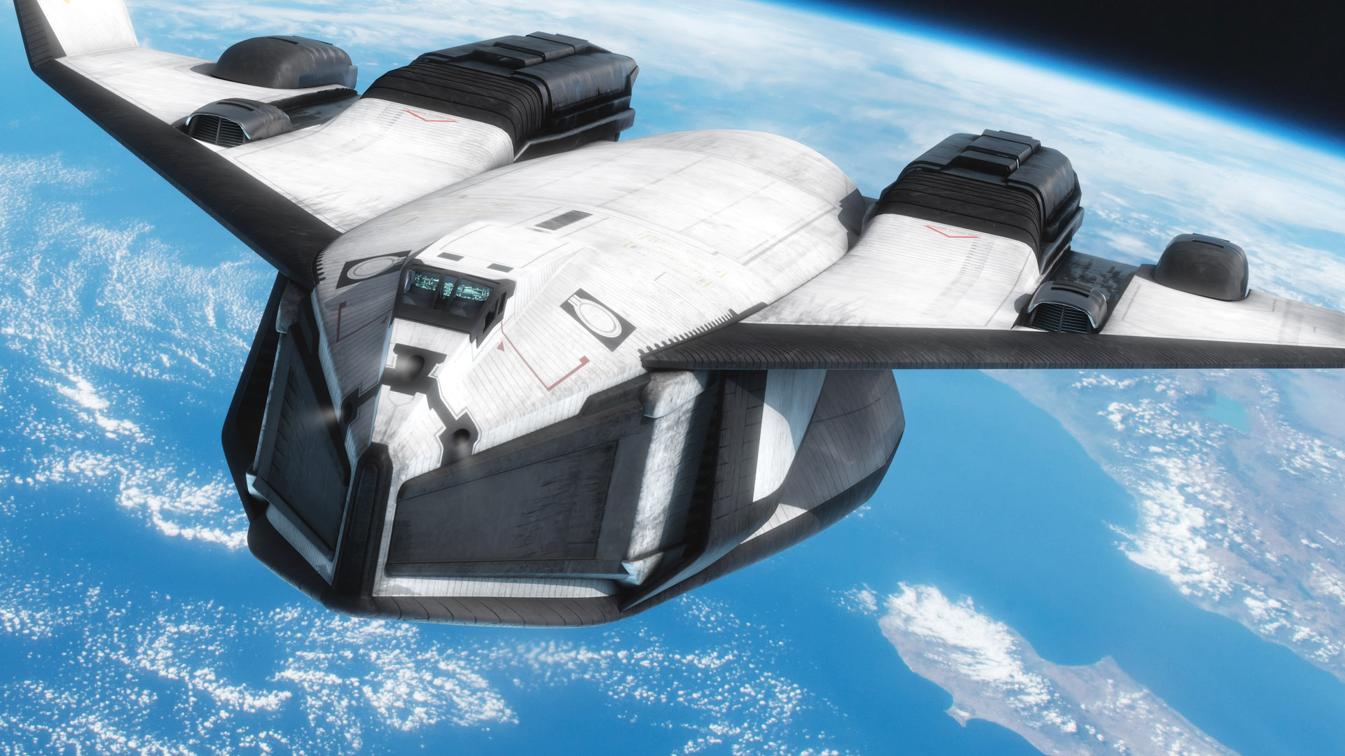 Valkyrie shuttle model TurboSquid 1628701