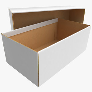 3D cardboard box