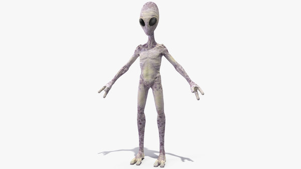 Modele 3d De Extraterrestre Humanoide Turbosquid