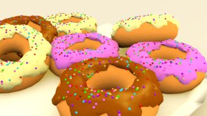 donut food 3D