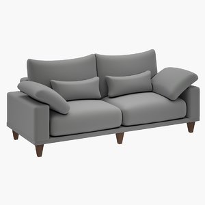 sofa furniture furnishings 3D model
