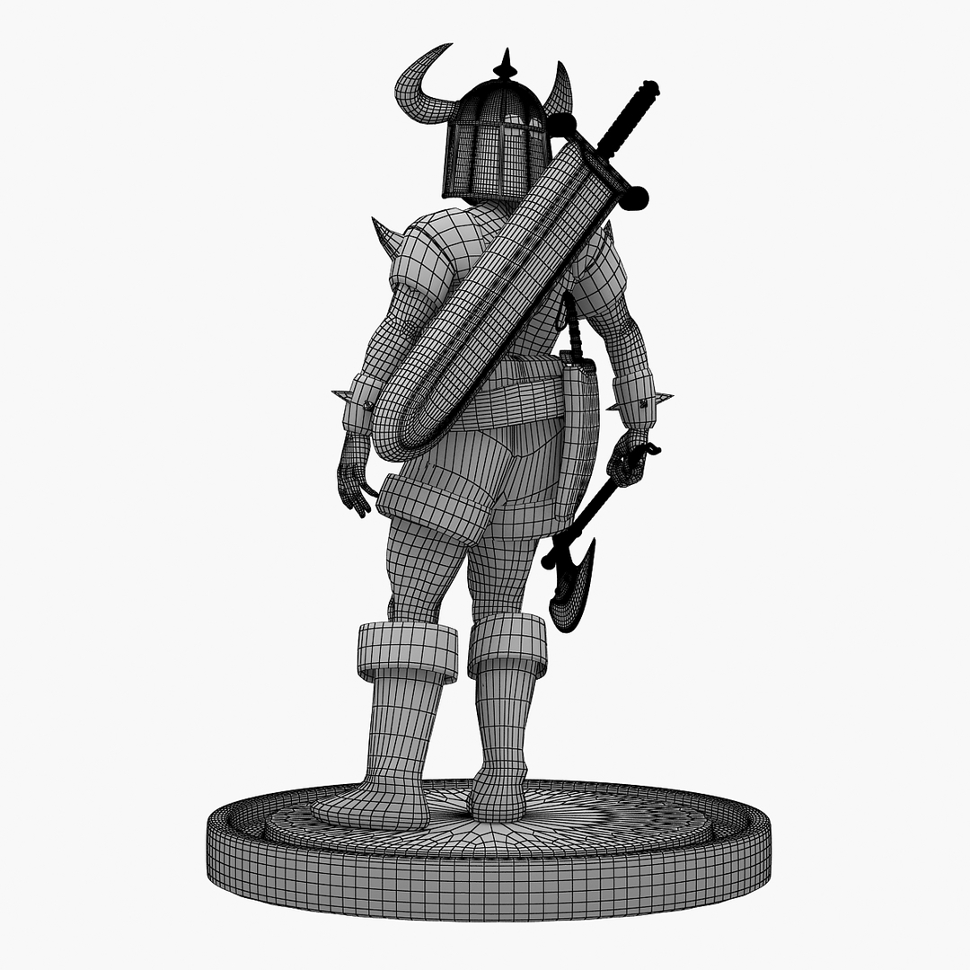 3D модель Варварский 3D ПЕЧАТЬ - TurboSquid 1629518