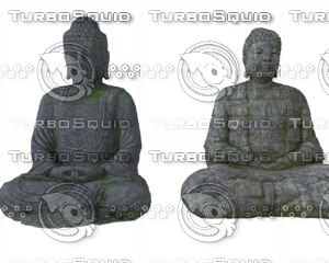 tian buddha statue 3D model