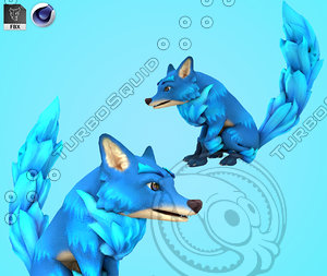 3D fox model
