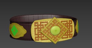 3D royal belt