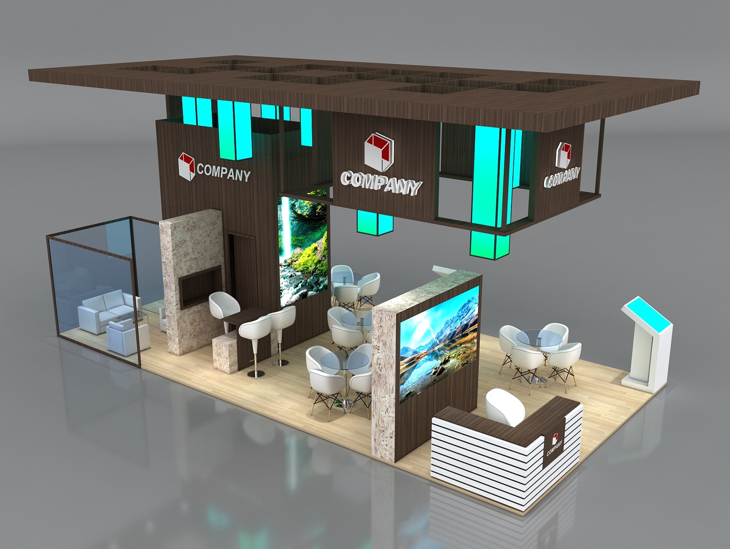 Booth Exhibit Stand 3d Model Turbosquid 1629716 0435