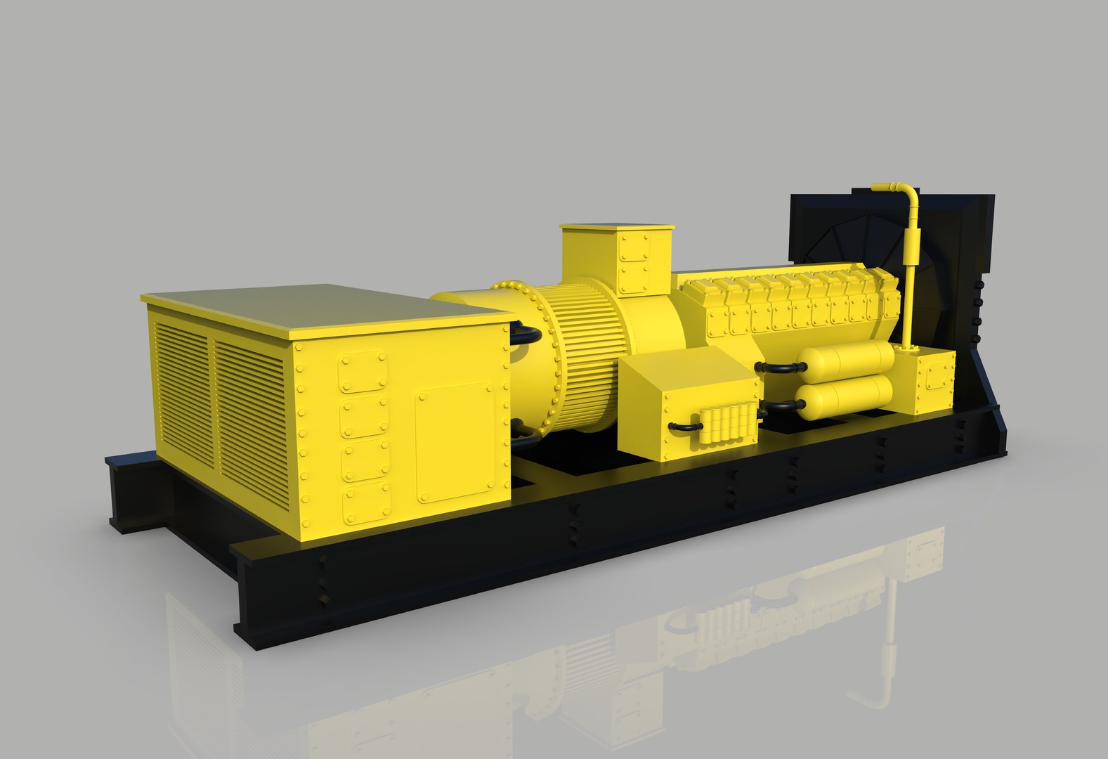 Generator industry 3D model - TurboSquid 1616122