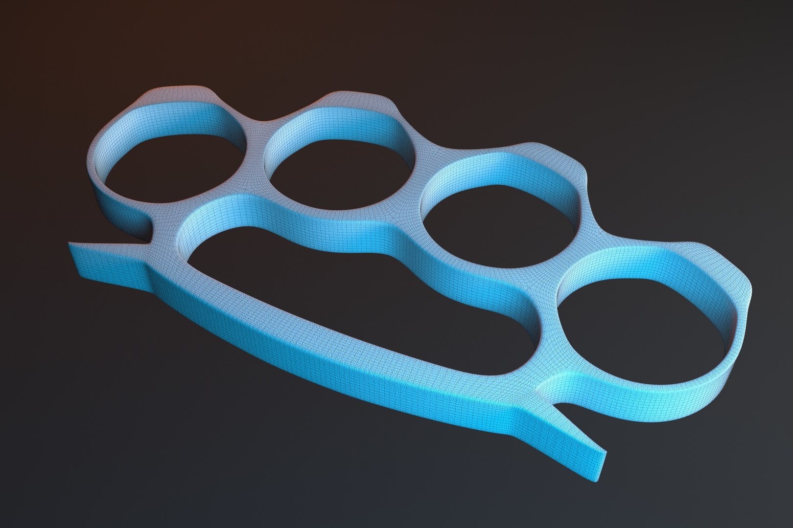 Brass knuckles 3D model TurboSquid 1630158