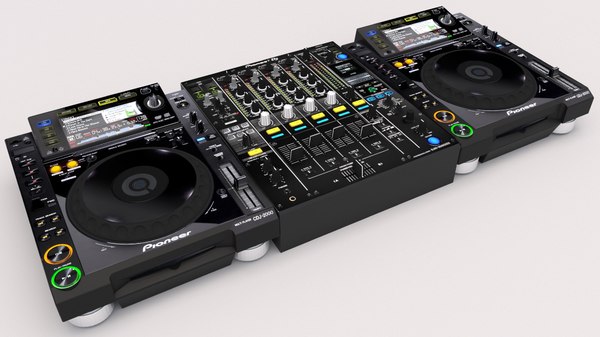 3d Model Pioneer Dj Set Turbosquid 1630223