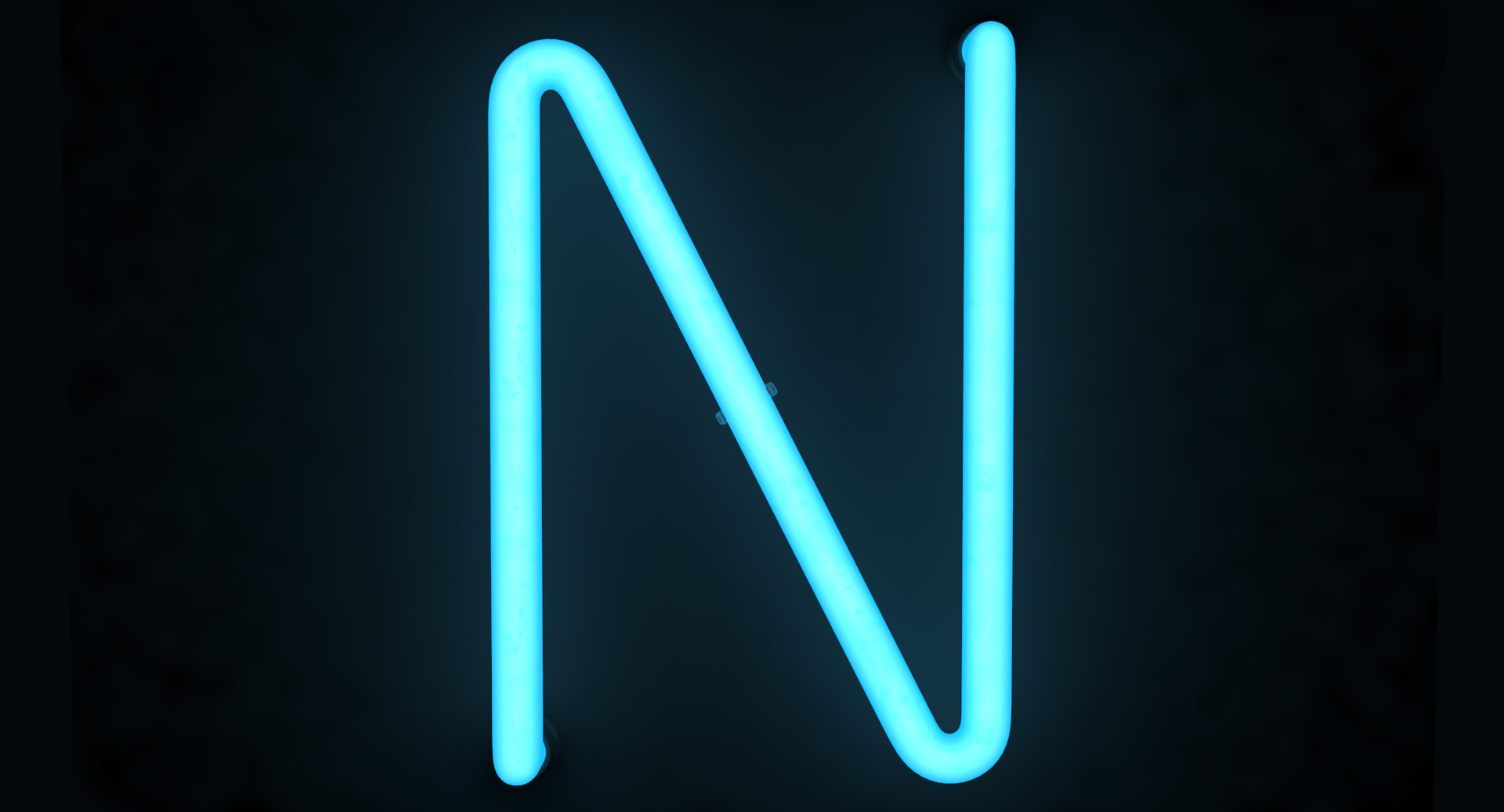 Neon Letter N Alphabet 3D Model TurboSquid 1630228