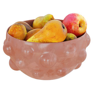 3D conference pears apples decorative model