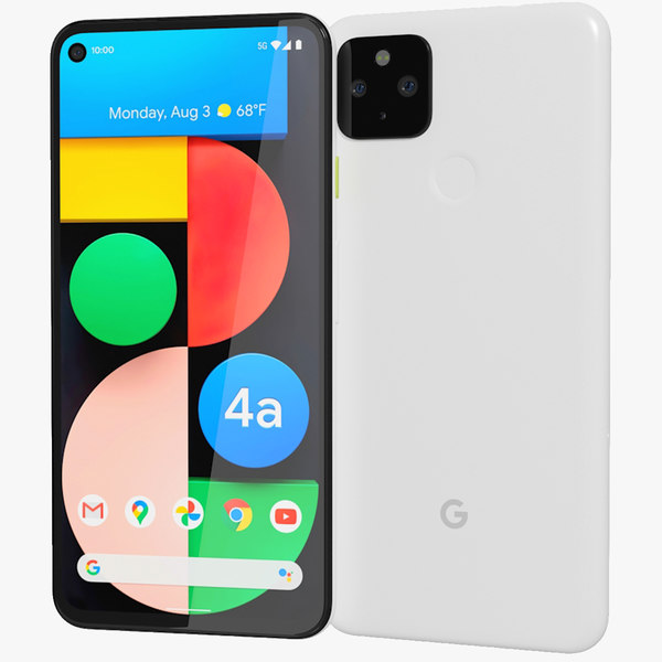 3D realistic google pixel 4a