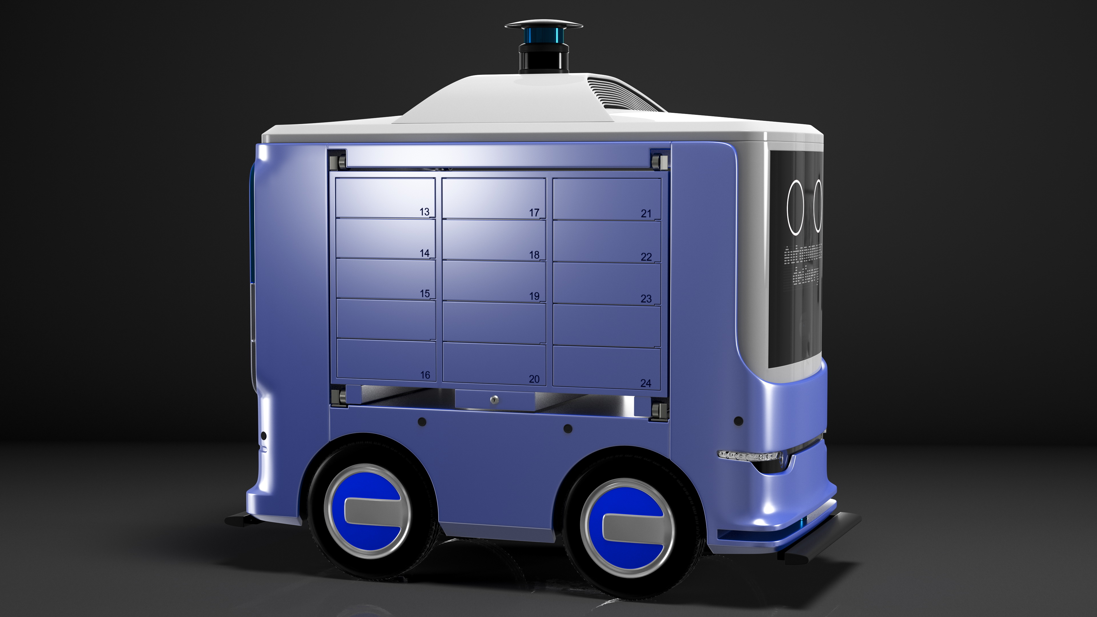 Unmanned ground vehicle delivery 3D model TurboSquid 1630867