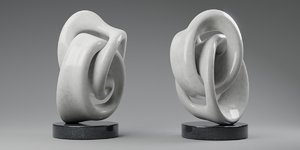 modern abstract sculpture 3D model