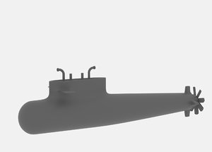3D simple submarine