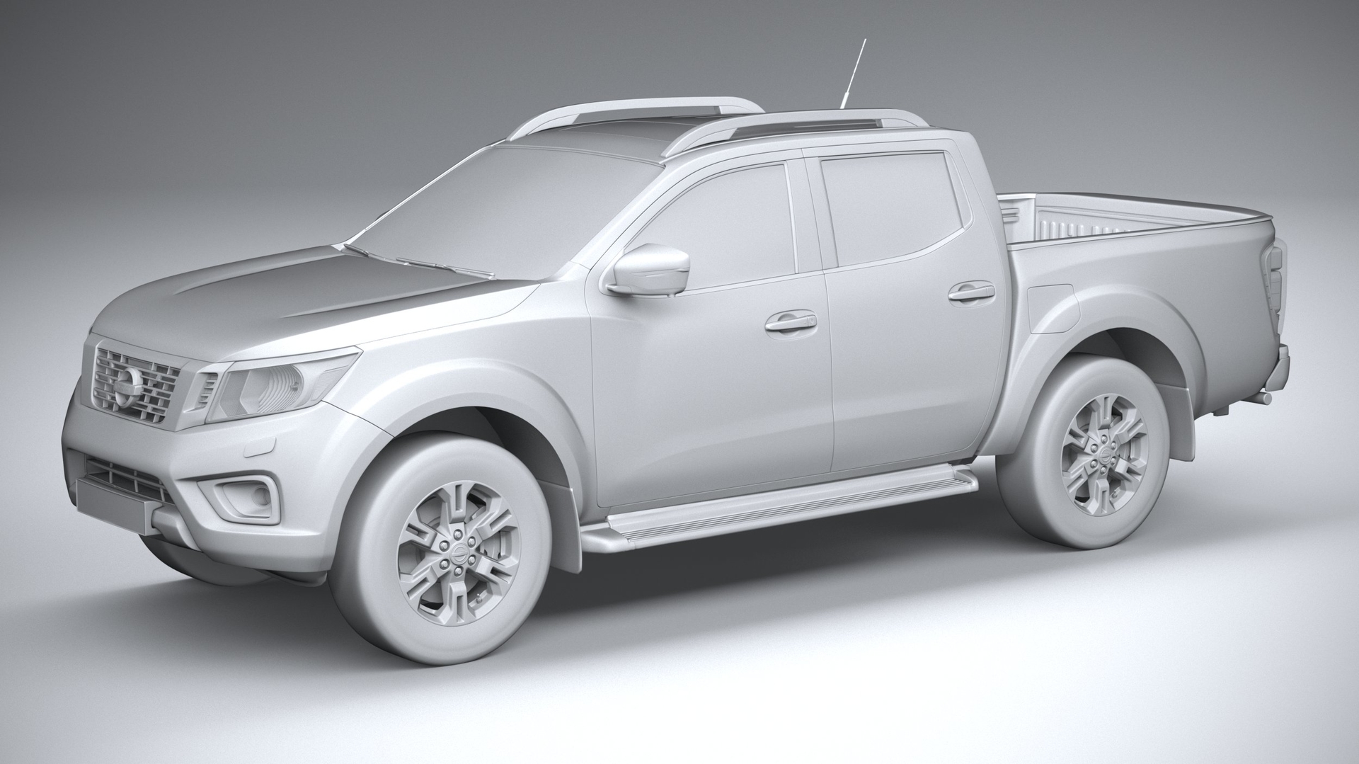 3D Model Nissan Navara Doublecab - TurboSquid 1631381