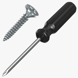 phillips screwdriver screw 3D