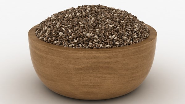 Realistic Chia Seeds 3d Model Turbosquid 1631726