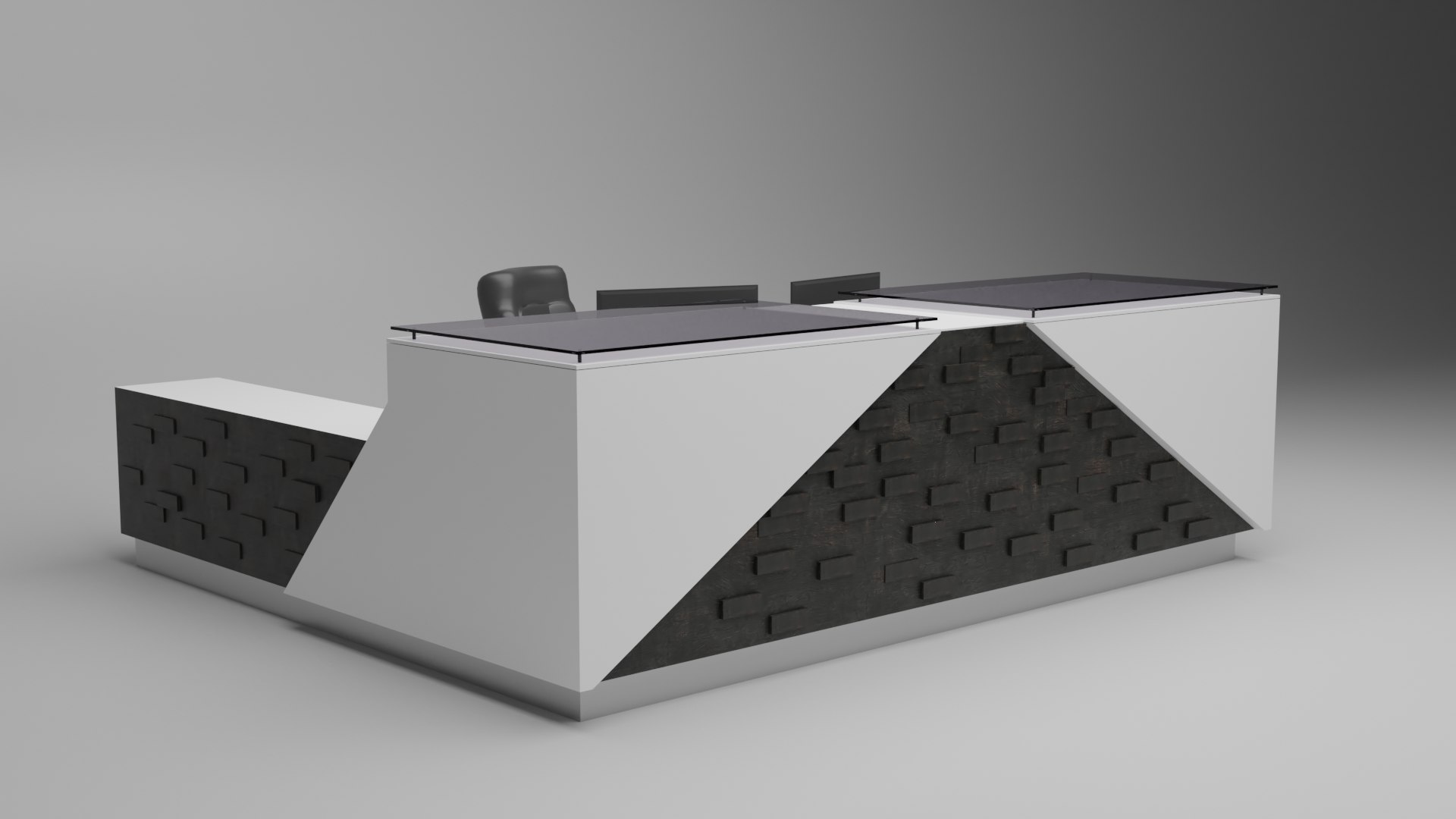 3D model reception desk TurboSquid 1631733