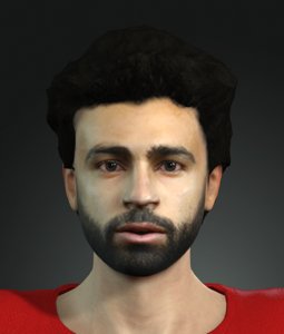salah 2 famous football player 3D model