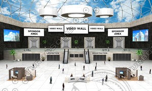 auditorium virtual 3D model
