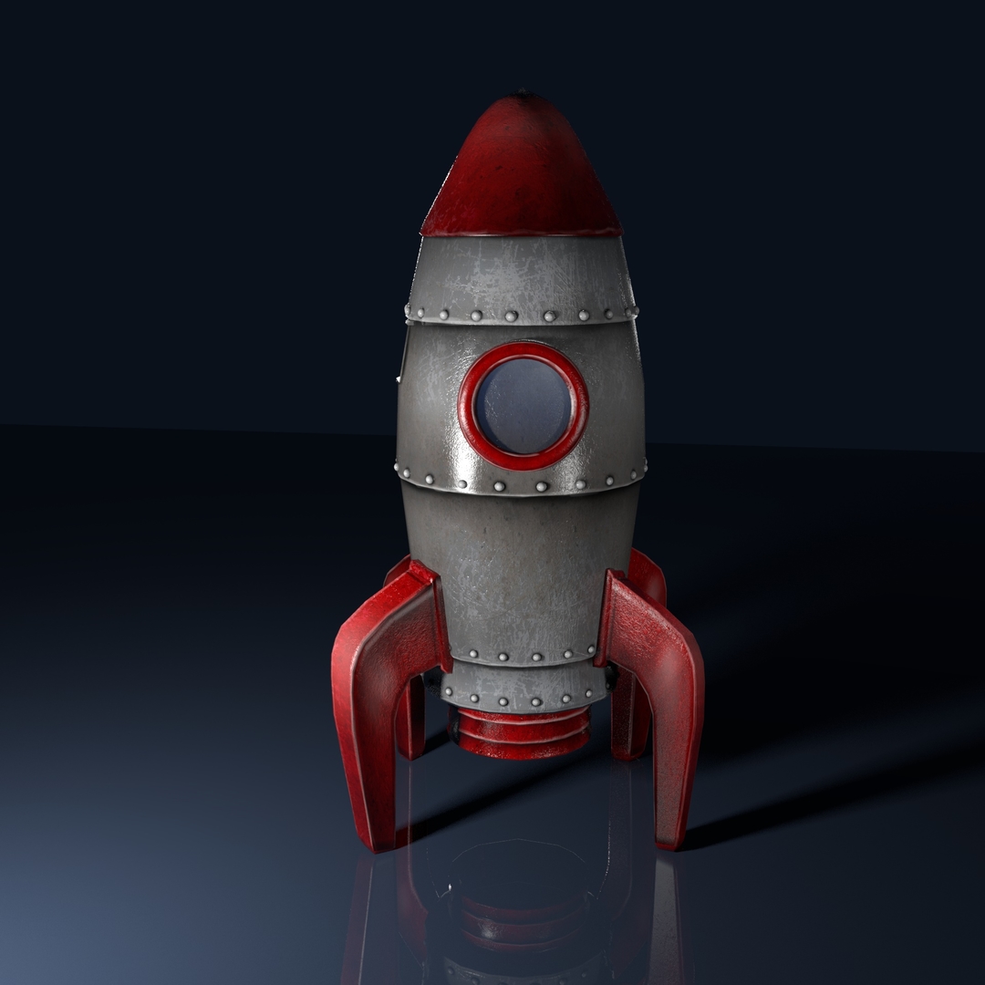modèle 3D de Fusée stylisée - TurboSquid 1632138