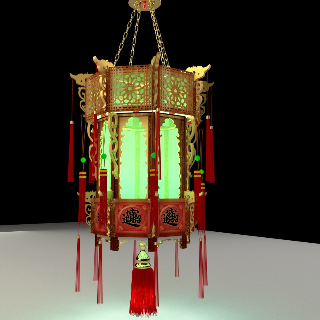 3D chinese palace lantern model - TurboSquid 1632192