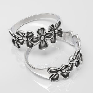 3D ring flower