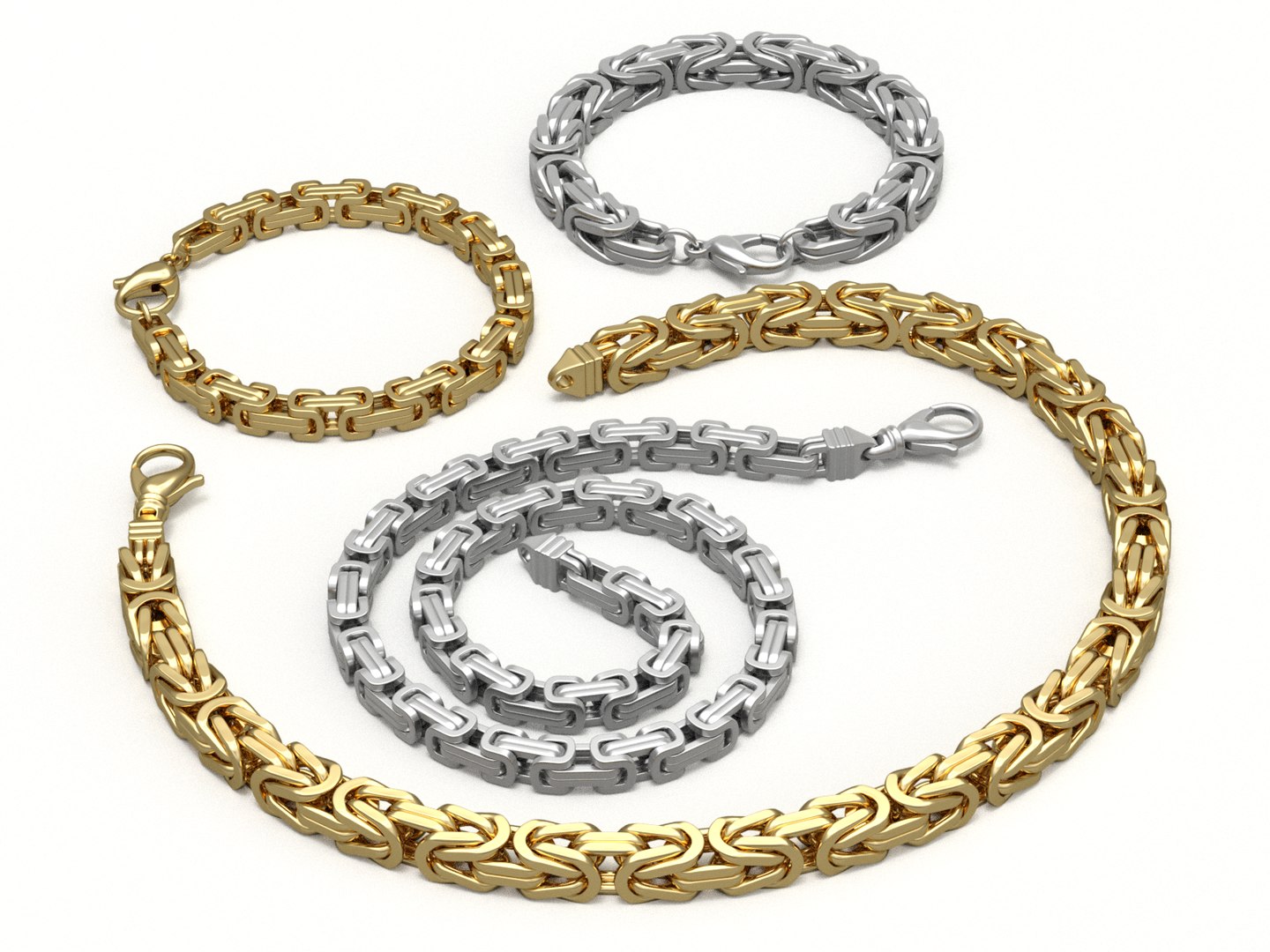 King Chain Set 3D 모델 TurboSquid 1632388