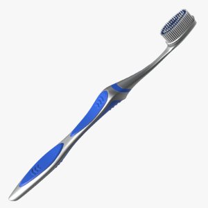 3D model toothbrush tooth