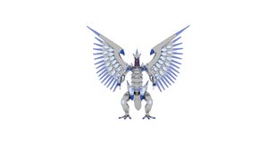 yu-gi-oh dragon 3D model