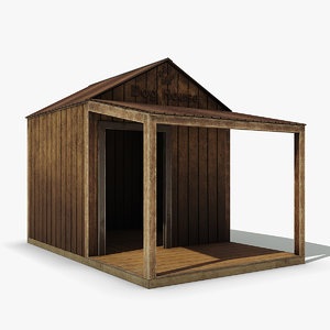 3D model dog house