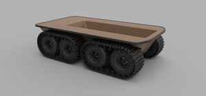 3D argo chassis track model