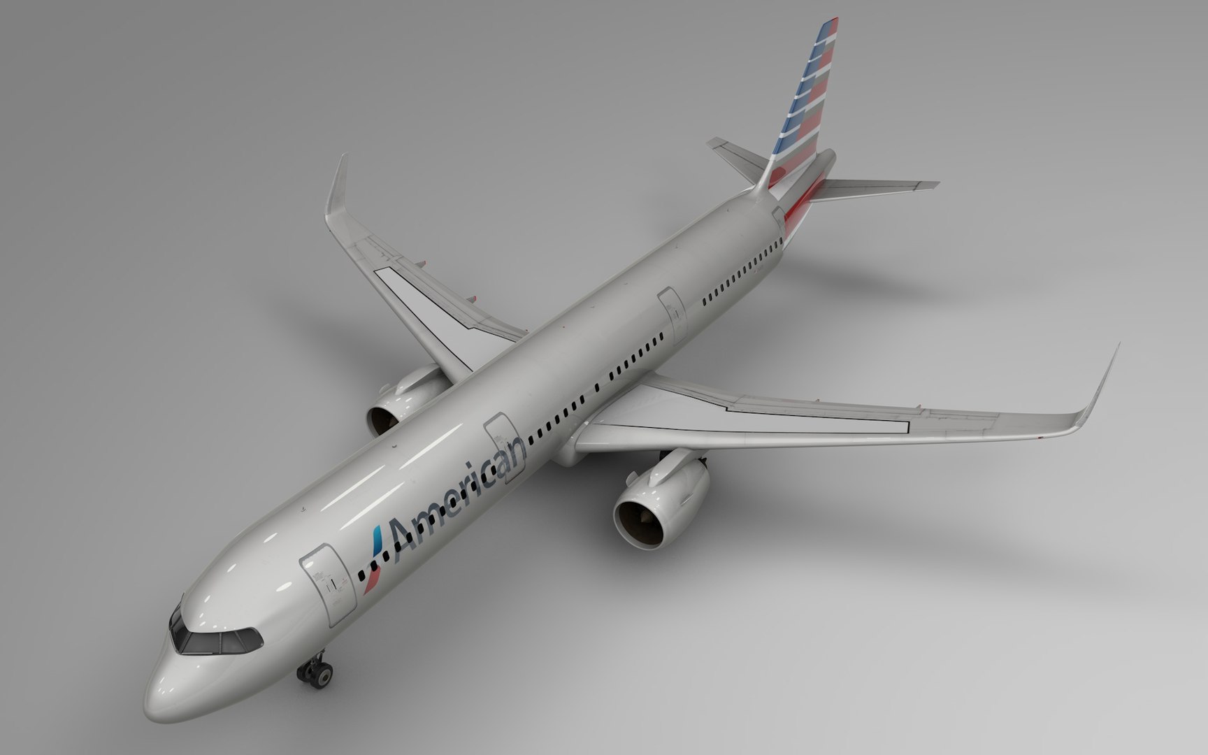 Airbus A321 neo AMERICAN Airlines L1002 3D-Modell - TurboSquid 1633361