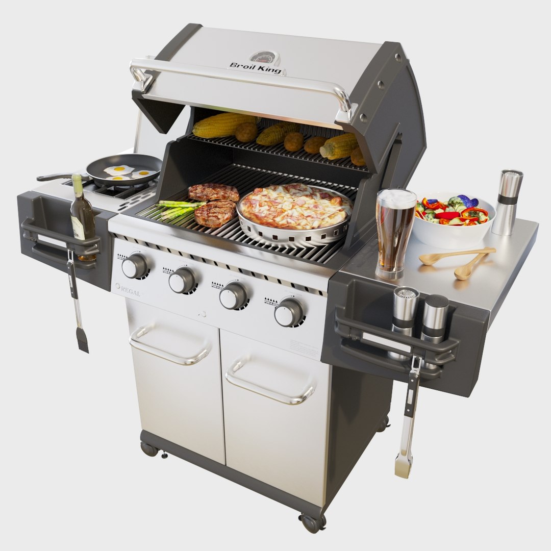 Grill broil king 3D model TurboSquid 1633473