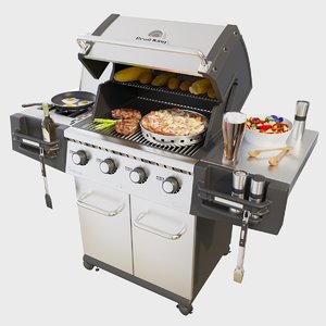grill broil king 3D model