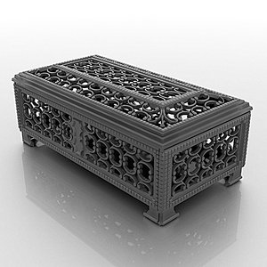 casket 3D model