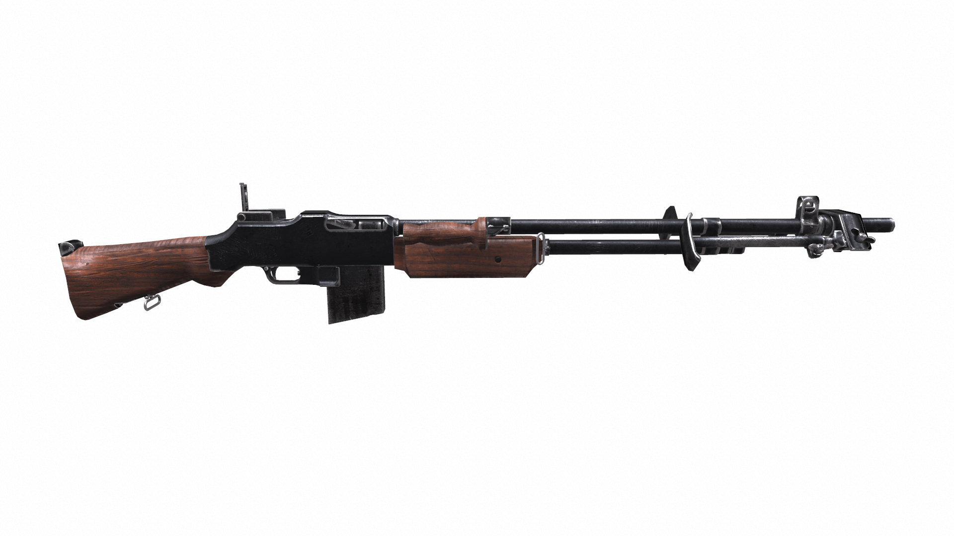 Free 3d Bar M1918 Browning Automatic Turbosquid 1633972