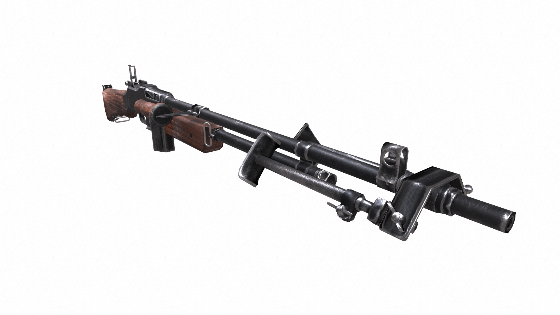 Free 3d Bar M1918 Browning Automatic Turbosquid 1633972