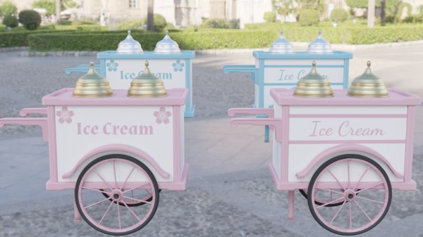 very ice cream cart