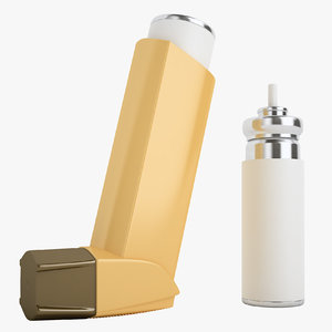 3D model asthma inhalers
