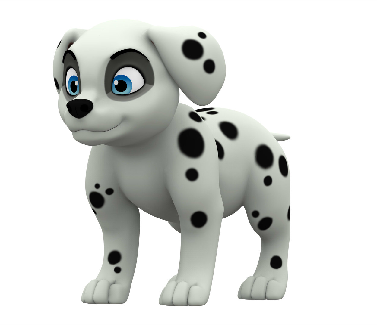 3D model dalmatian puppy - TurboSquid 1634216