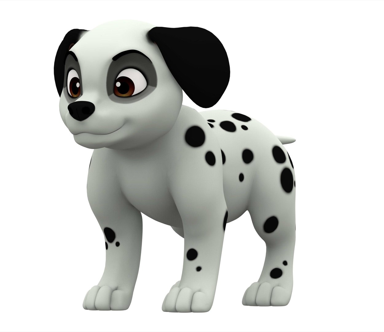 3d Model Dalmatian Puppy - Turbosquid 1634226