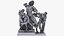 3ds max statue laocoon sons