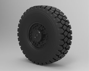 wheel truck offroad 3D model