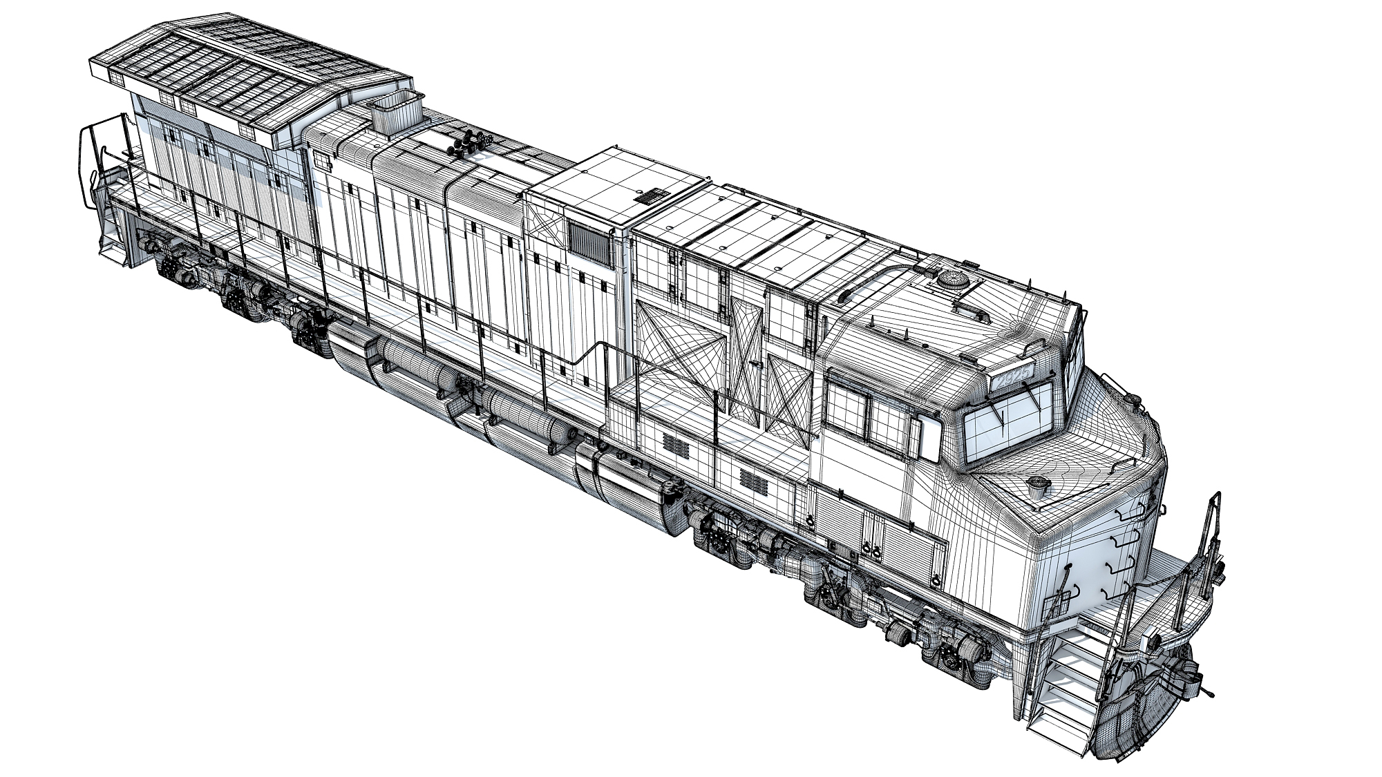 3D Csx Locomotive - TurboSquid 1634233